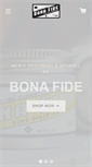 Mobile Screenshot of bonafidepomade.com